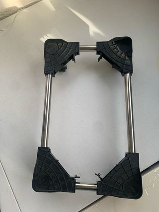 Soporte Torre PC Ajustable Negro/Plata