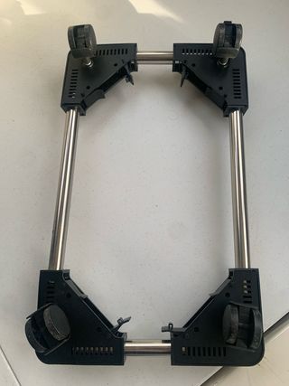 Soporte Torre PC Ajustable Negro/Plata