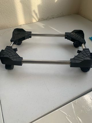 Soporte Torre PC Ajustable Negro/Plata