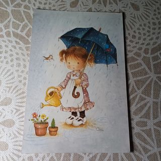 4 Postales CONI Infantiles Años 60-70