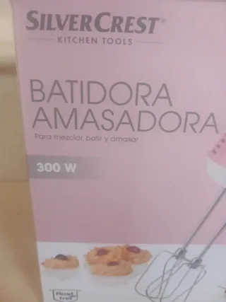 Batidora amasadora rosa Silvercrest