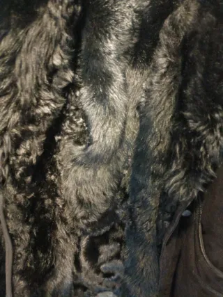 Montone donna nero