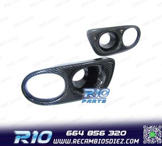 SOPORTE ANTINIEBLAS EN CARBONO PARAGOLPES M3 BMW E46 98-06