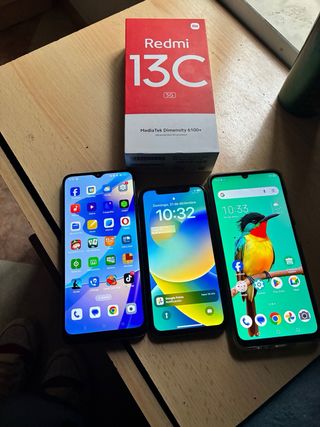 Lote 3 Móviles: iPhone X, Oppo, Redmi 13C 5G