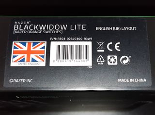 Tastiera gaming Razer Blackwidow Lite ISO TKL