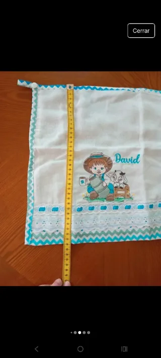 Lote muselinas y baberos David