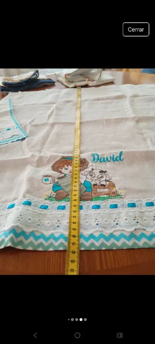 Lote muselinas y baberos David