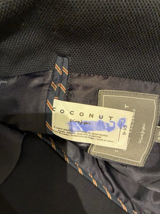 Americana niño azul talla 9-10 marca Coconut