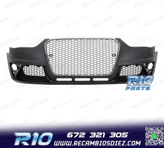 PARAGOLPES DELANTERO AUDI A4 B8 11-15 PDC SRA LOOK RS + PARR