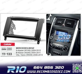 MARCO NEGRO RADIO 2-DIN MERCEDES CLASE A W169 CLASE ? W245