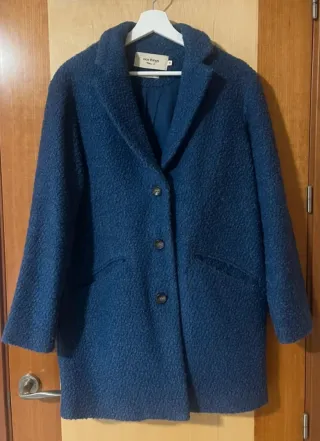 Abrigo rizo azul Nice Things Talla S