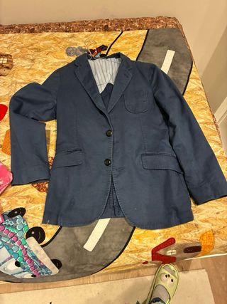 Americana niño Coconut azul talla 9-10