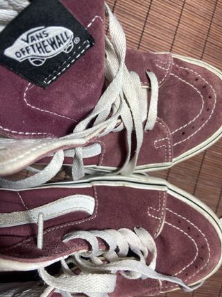 Zapatillas Vans Botín granate