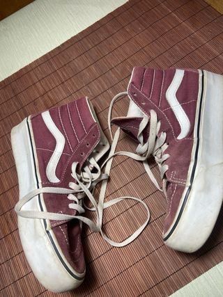 Zapatillas Vans Botín granate