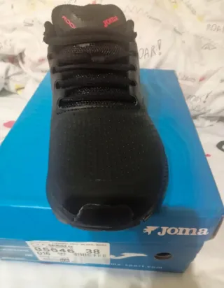 Zapatillas Joma Mujer Negras con Rosa