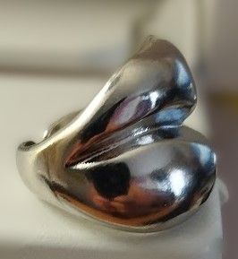 Anillo Plata Diseño Moderno