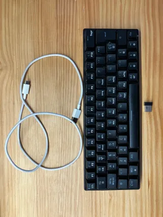 Teclado inalámbrico Kyara Negro