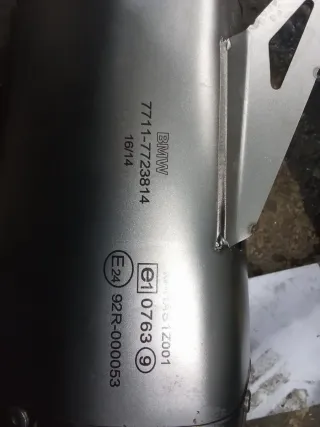 Escape tipo Akrapovic BMW C400GT