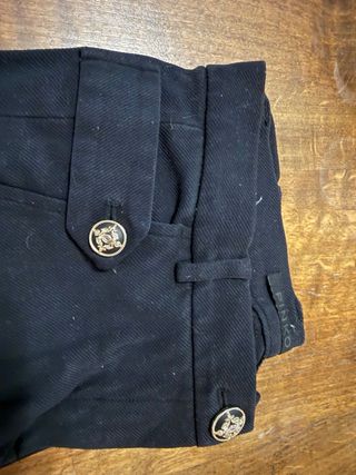 Pantaloni Pinko neri con bottoni