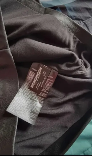 Vestido efecto piel Zara Talla M