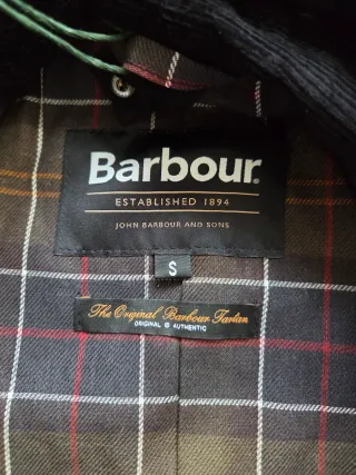 Chaqueta Barbour Ashby Negra Talla S