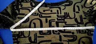 Elegante vestido de velour