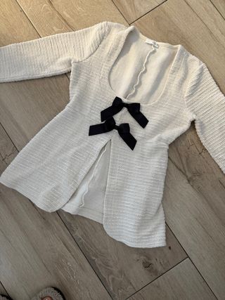 Conjunto Zara Top y Pantalón Negro