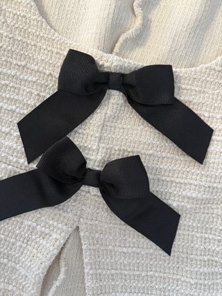 Conjunto Zara Top y Pantalón Negro