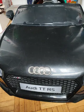 Coche de juguete Audi negro