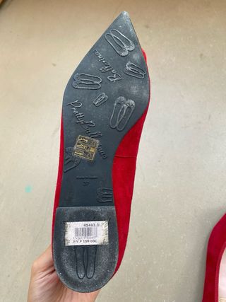 Manoletinas Pretty Ballerinas Rojas T.37