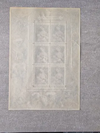 Foglietto francobolli Cook Islands Natale 1967