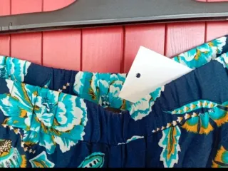 Pantaloni donna fantasia floreale