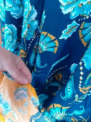 Pantaloni donna fantasia floreale