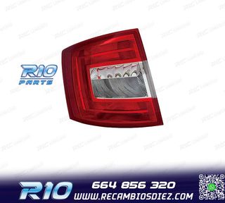 PILOTO IZQ PARA SKODA OCTAVIA KOMBI 13-16 BLANCO ROJO