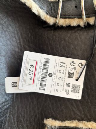 Bolso negro y beige sin estrenar