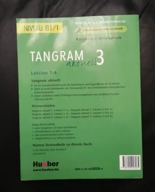 Libros curso alemán Tangram aktuell 3 B1 B1.1