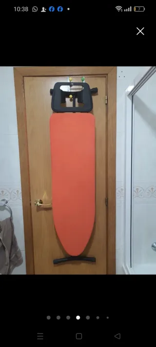 Tabla de planchar naranja