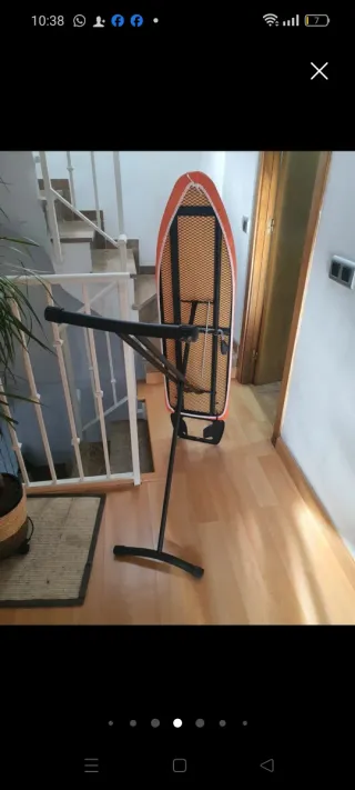 Tabla de planchar naranja