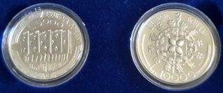 San Marino 2 monete argento 5000/10000 Lire