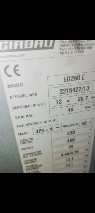 Lavadora Girbau Profesional