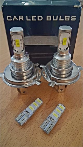 Lâmpadas LED H4 Brancas