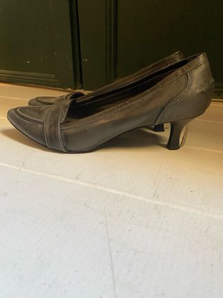 Tacones de Fiesta Elegantes Negros Vintage Style