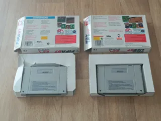 Giochi SNES FIFA 97 e NBA Live 97