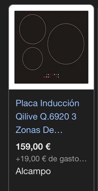 Vitroceramica induccion