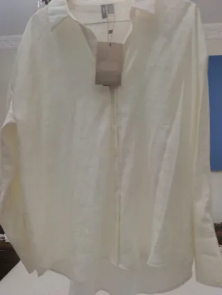 Camisa Vera Moda Cruda/Blanco Roto