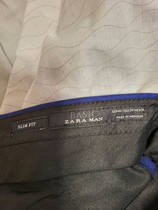 Pantalon. Traje. ZARA