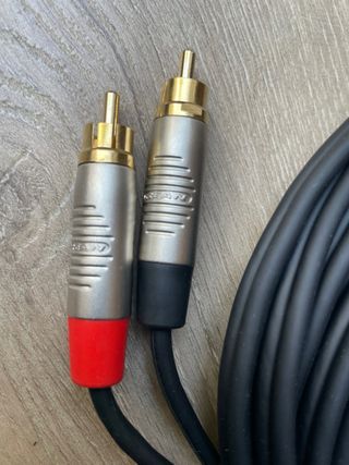 Cable Adam Hall 6 m RCA a Jack Mono 6.3mm