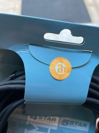 Cable Adam Hall 6 m RCA a Jack Mono 6.3mm