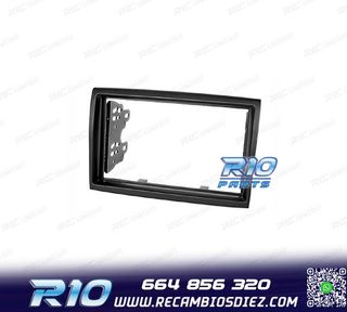 MARCO NEGRO RADIO 2-DIN PARA CITROEN JUMPER PEUGEOT BOXER FI