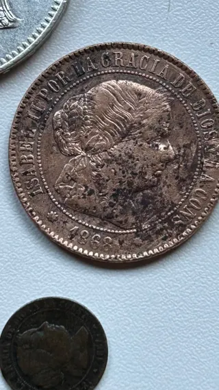 Lote de 6 monedas antiguas